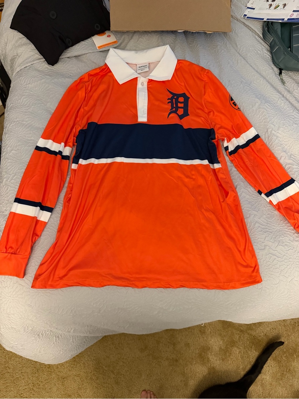 Detroit Tigers Rugby Polo Game Exclusive